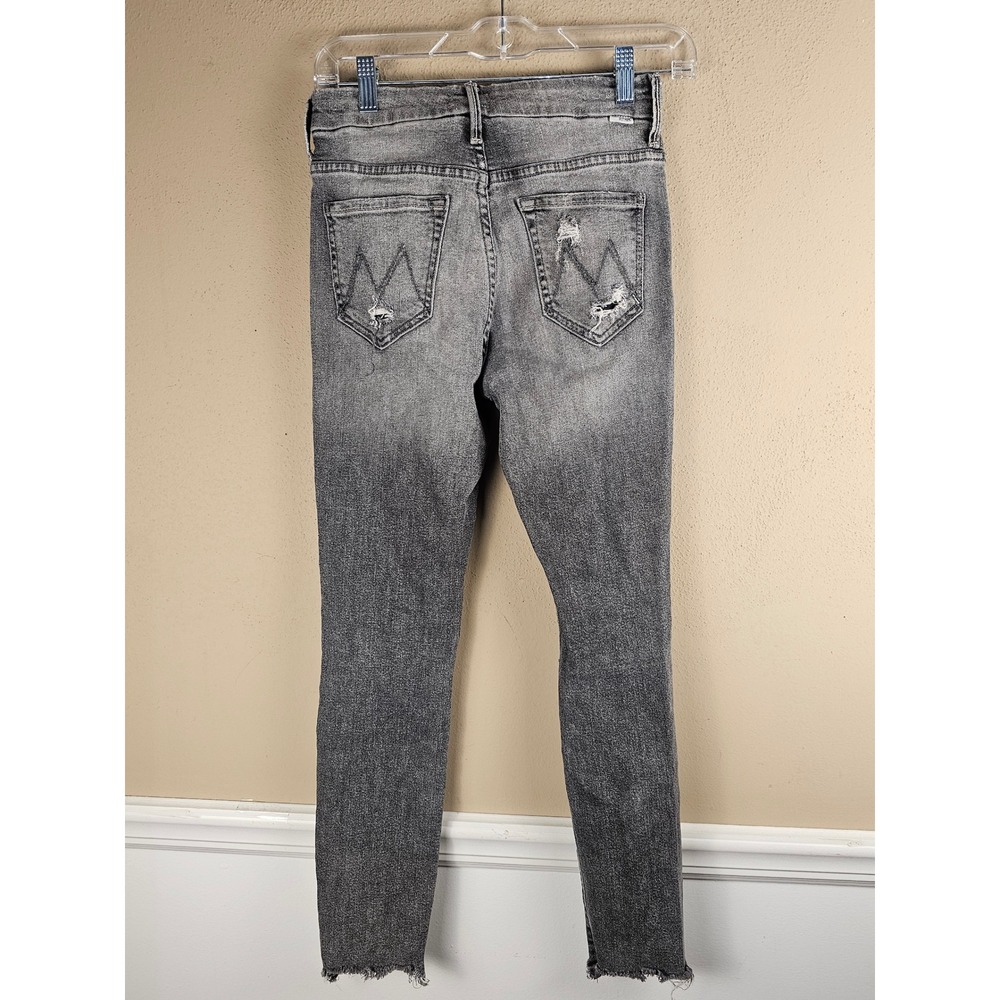 Mother Womens Scene Of The Crime High‎ Waisted Looker Ankle Chew Jeans 25 - Picture 2 of 7